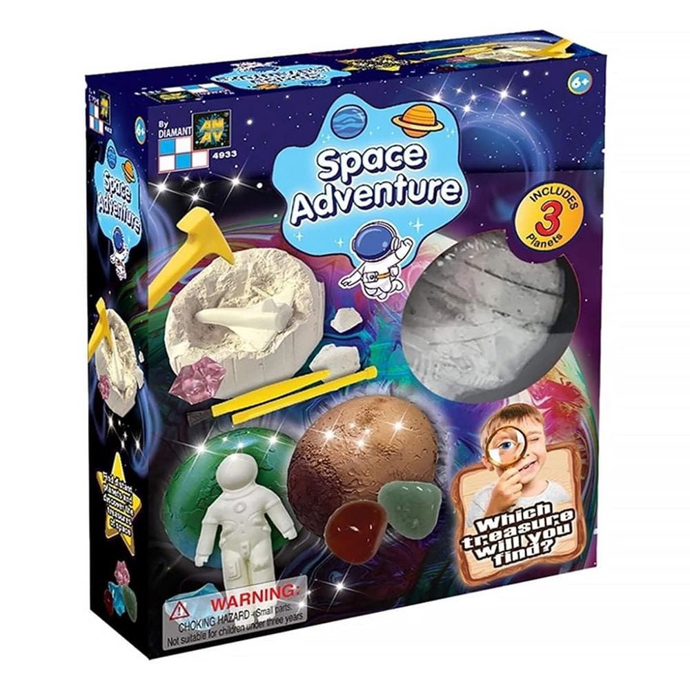 Kit Escavação Aventuras no Espaço Treasure Hunt Astronauta BR2150 - Multikids