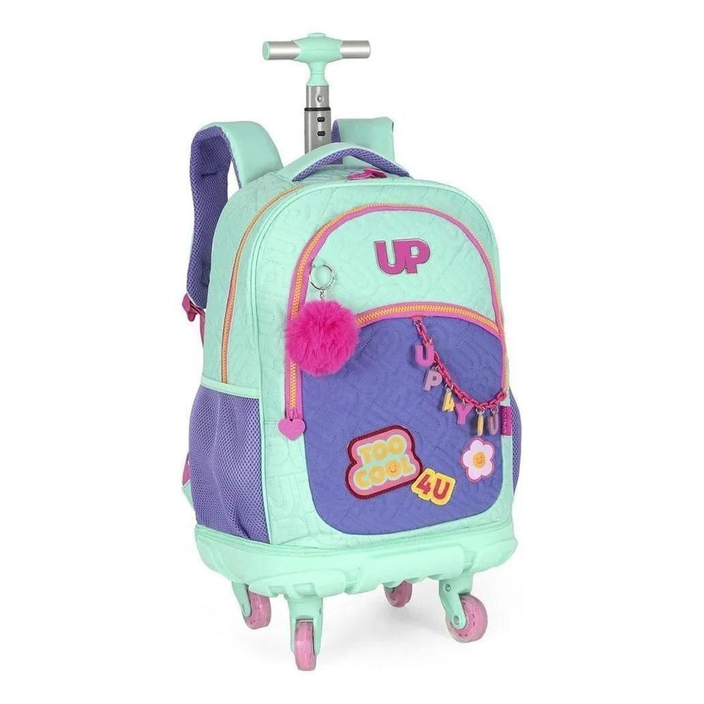 Mochila Rodinhas Com Led Rock Star Notebook Up4you