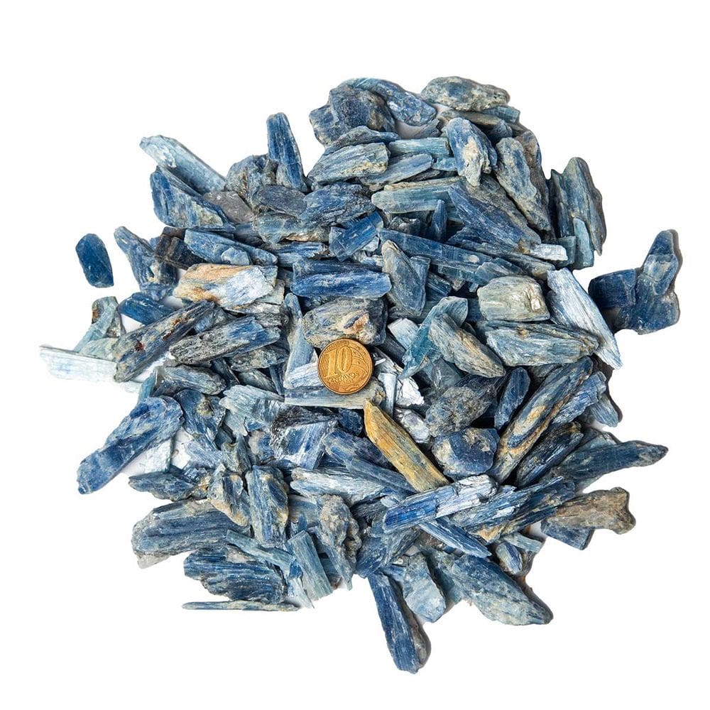 1 Kg Lamina de Cianita Azul Comum Qualidade Orgonite Natural