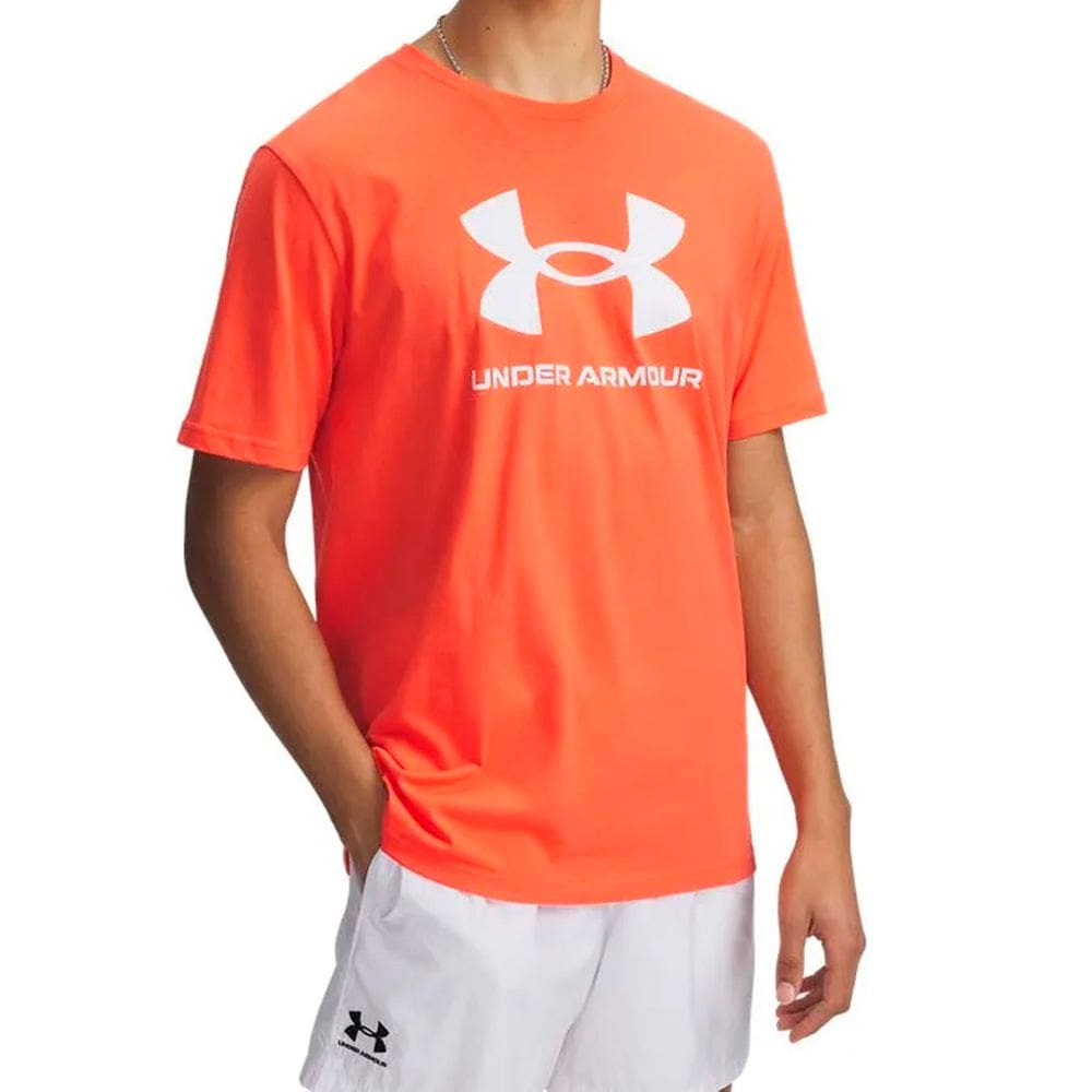Camiseta Under Armour Sportstyle Masculina Coral