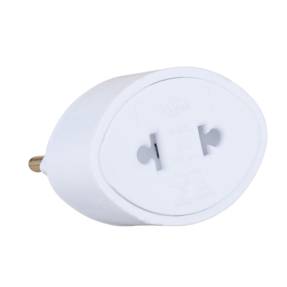 Adaptador Universal 2P 10A Ilumi 12121 Branco