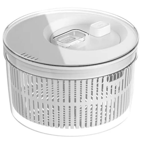 imagem-Secador e Organizador de Saladas Legumes Verduras 5,5l Clear Fresh Natural Geladeira