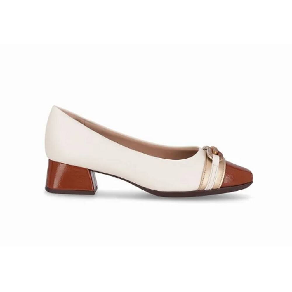 Sapato Feminino Com Salto Bloco Piccadilly 160099