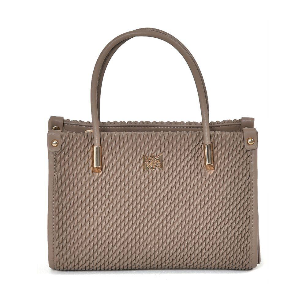 Bolsa Tote Bag Via Marte Matelassê Alça de Mão Fixa e Alça Longa Ajustável B2-608