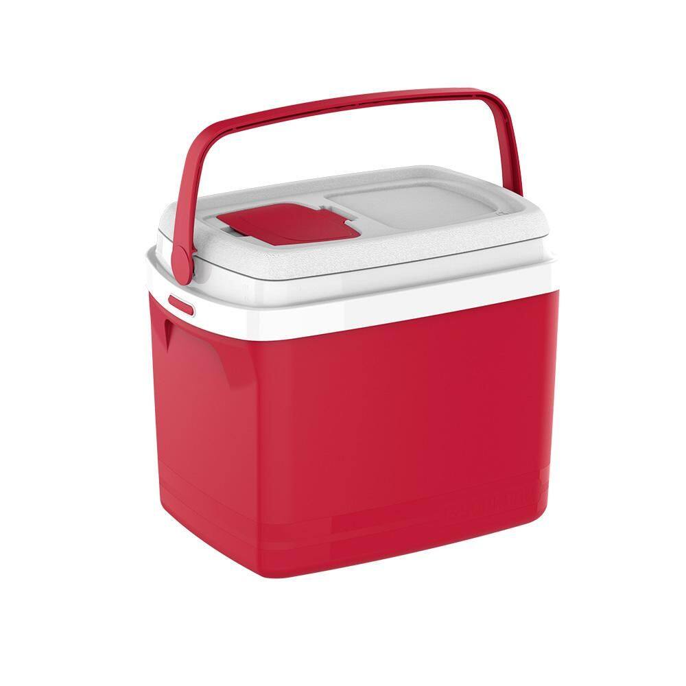 Caixa Térmica Cooler 32L com tampa de acesso rápido Vermelho Tropical Soprano