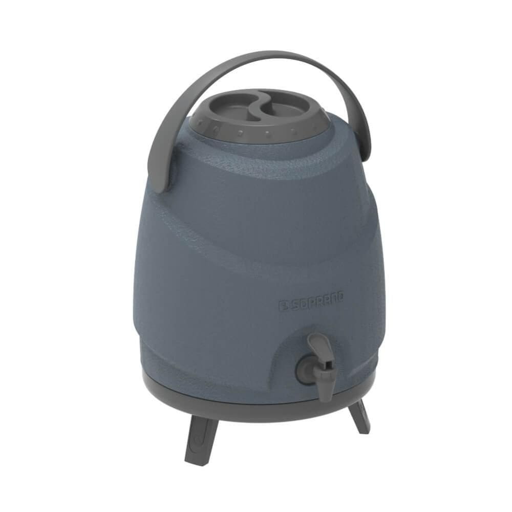 Garrafão Térmico tipo Botijão 9L com torneira Cinza Aspen Soprano