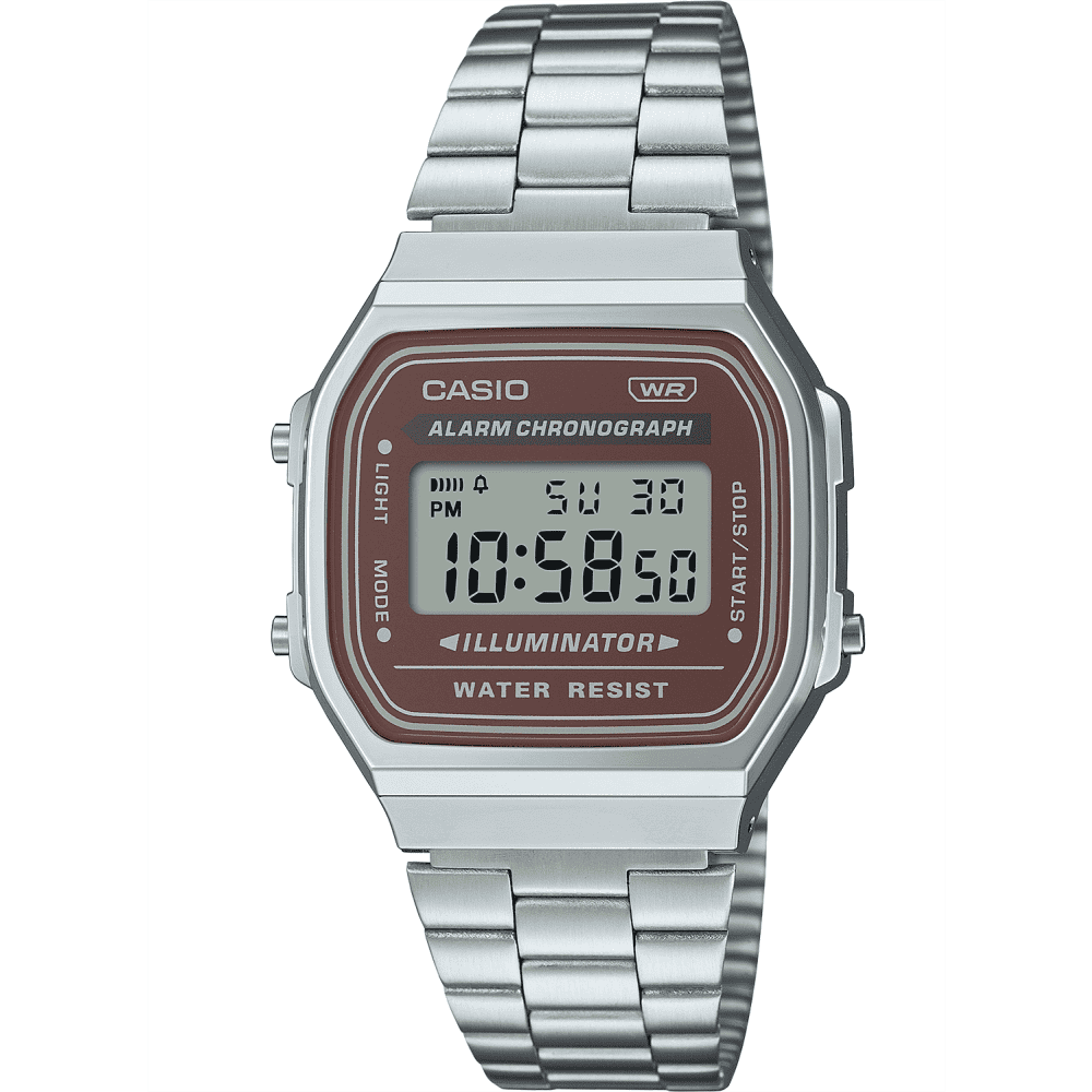 Relógio CASIO VINTAGE unissex analógico A168WA-5AYDF