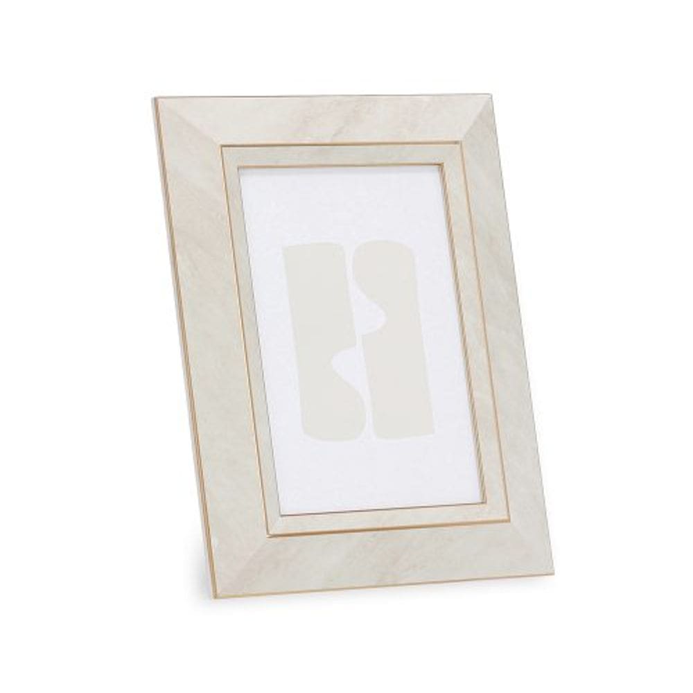 Porta-Retratos Minimalista Em Poliestireno E Vidro - 10X15