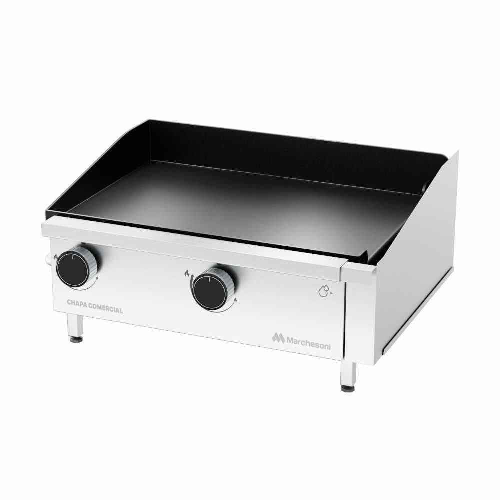 Chapa Bifeteira Comercial a Gás 58x45 cm CH.6.062 - Marchesoni