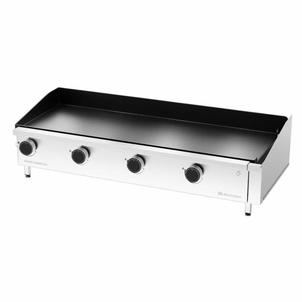 Chapa Bifeteira Comercial a Gás 106x45 cm CH.6.014 - Marchesoni