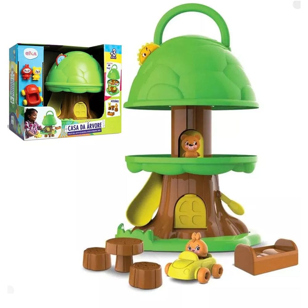Brinquedo da Casa da Arvóre com Acessórios Educativos Elka