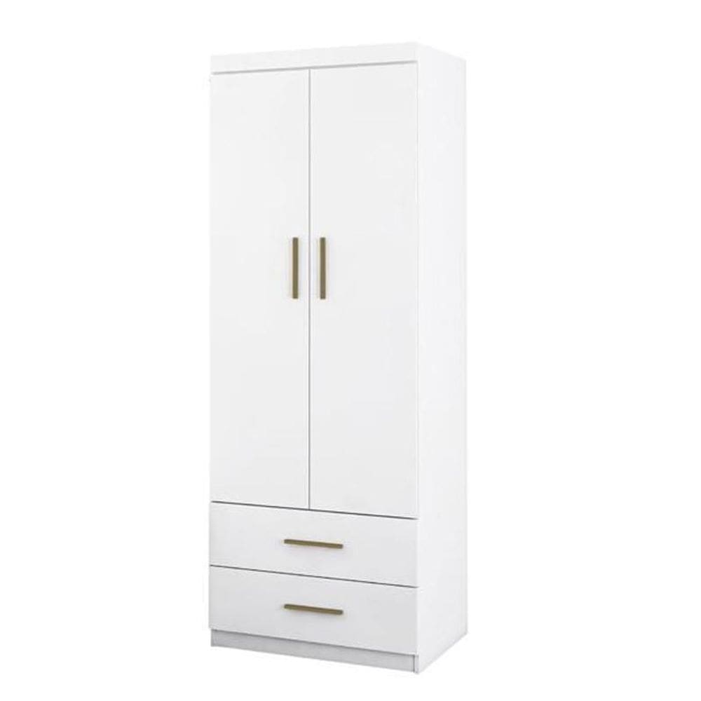 Guarda Roupa 2 Portas Chiara Branco - Phoenix Baby
