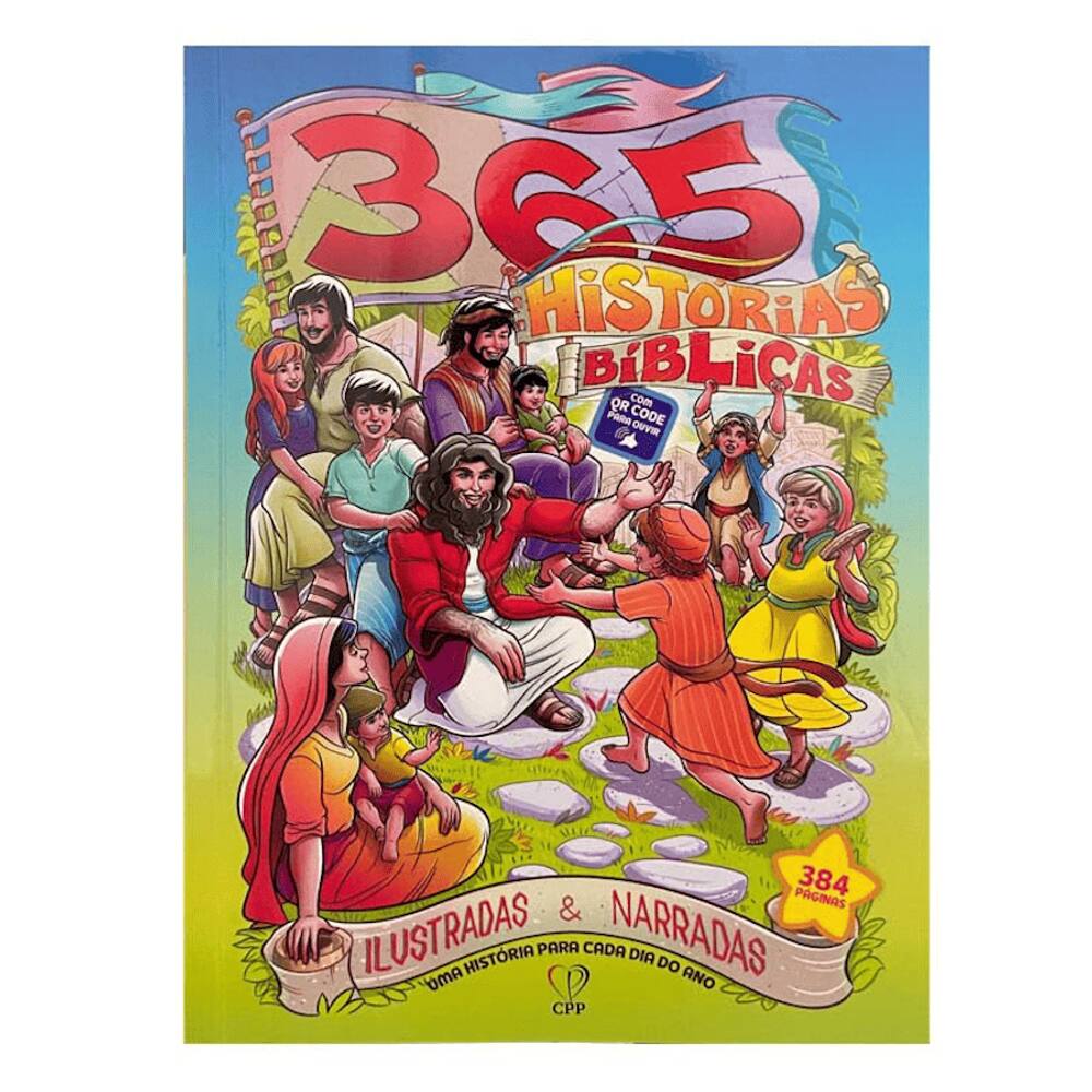 Livro 365 Historias Bíblicas Ilustradas E Narradas