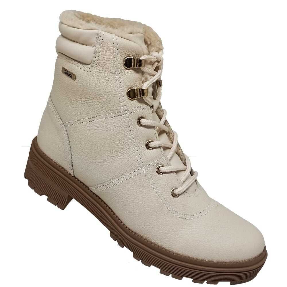 Coturno Feminino Adulto Couro Forrado Dakota G4972