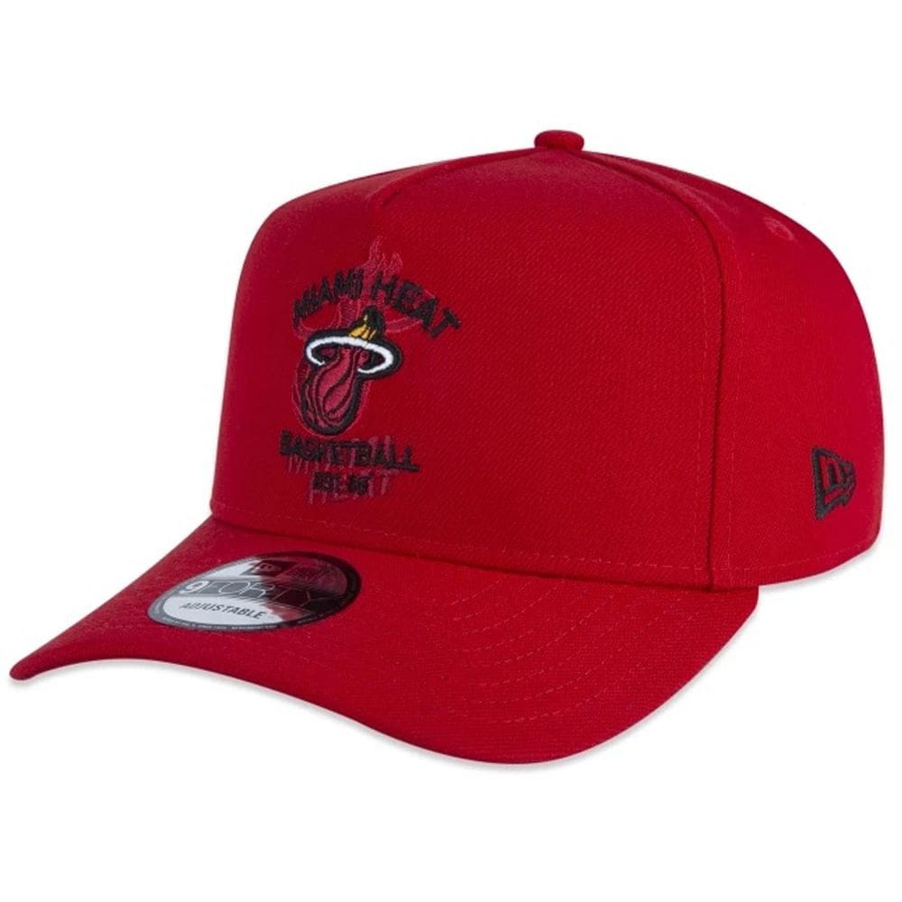 Boné New Era 9Forty A-Frame Nba Miami Heat Core