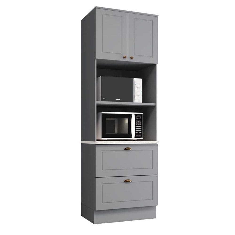 Torre Quente 02 Fornos Americana Cinza - Henn