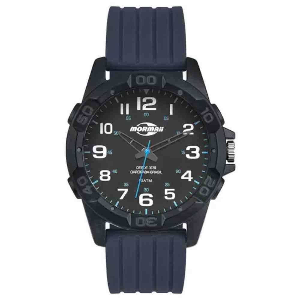 Relógio Azul Masculino Mormaii MOPC21JAKC/8A