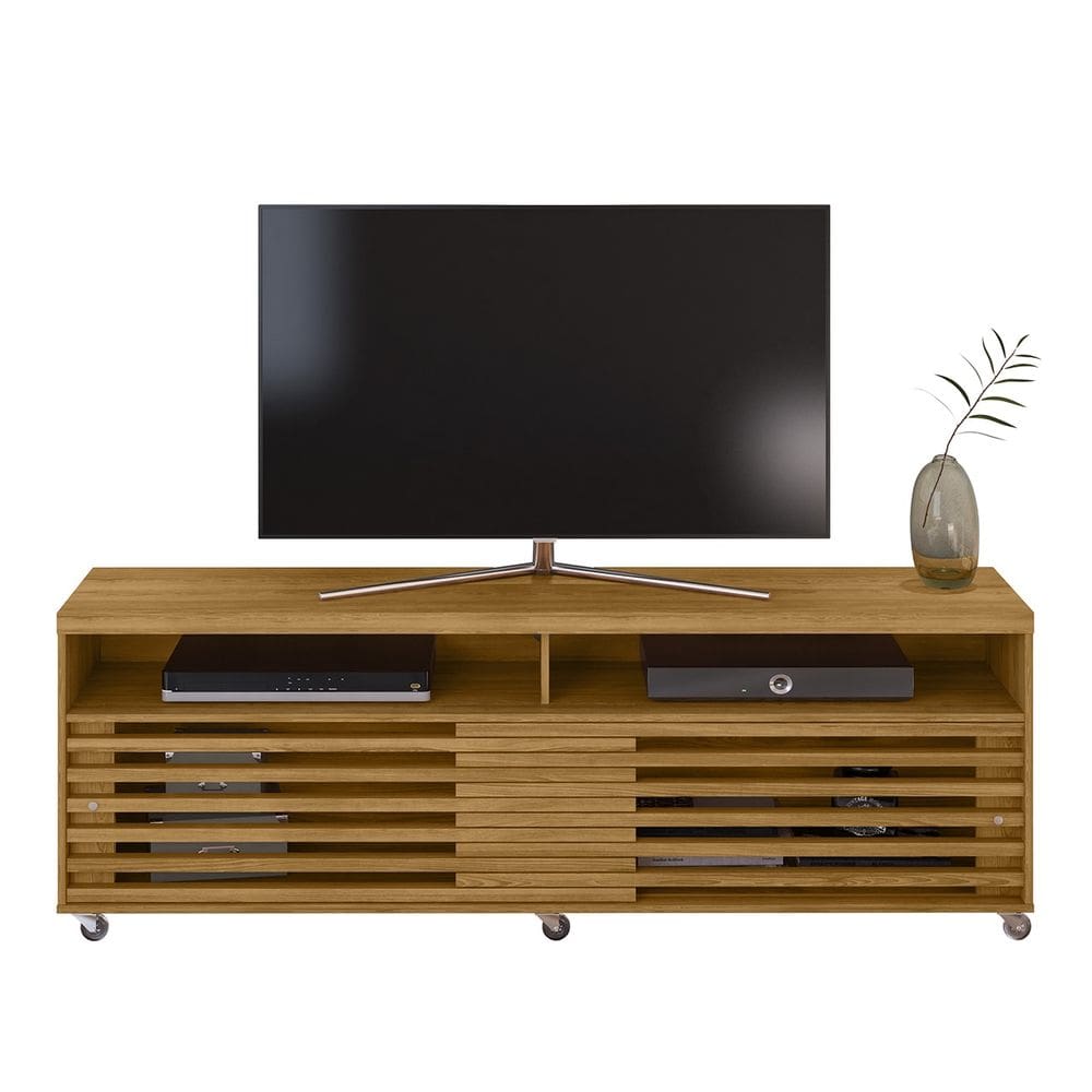 Rack Bancada de TV 65 Pol 182cm Tery Z10 Cumaru - Mpozenato