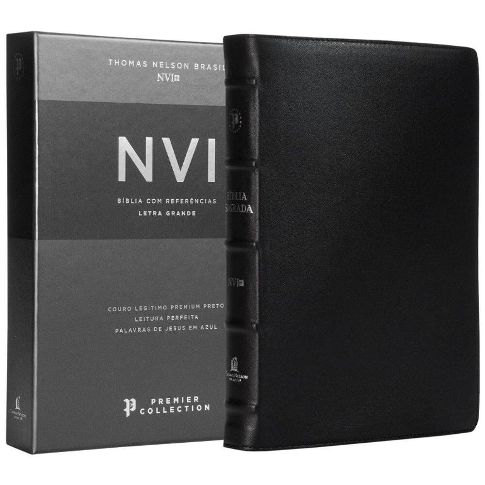 Bíblia Sagrada Nvi Premier Collection, Capa Preta