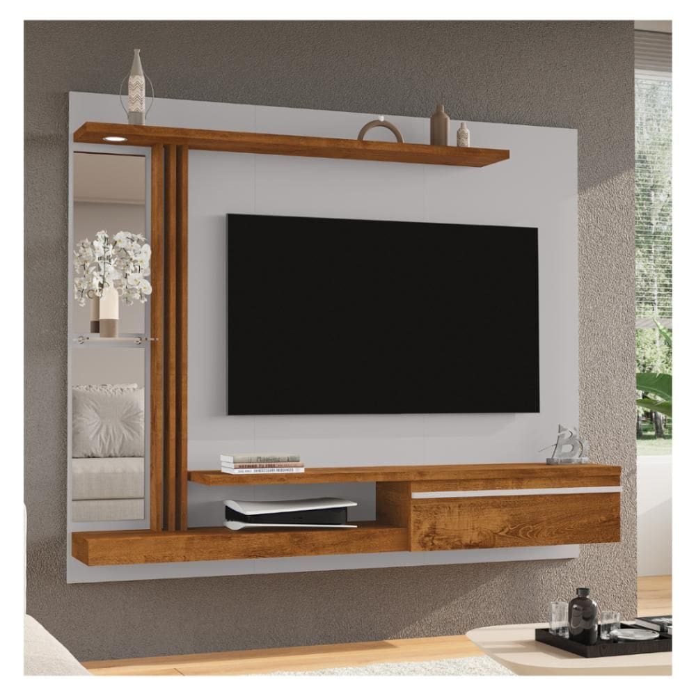 Painel Denver Off White Naturalle TV 55 2076635 Bechara