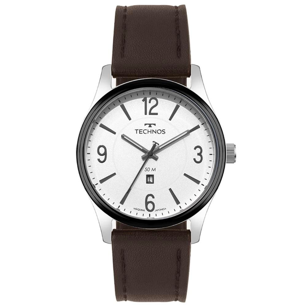 Relógio Technos Masculino Ref: 2115tzy/0k Classic Prateado