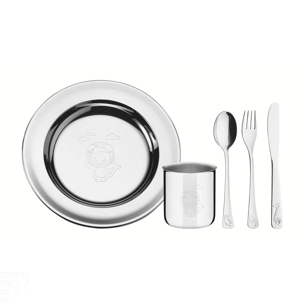 Kit Infantil Tramontina Refeição Aço Inox 5 Peças Tramontina