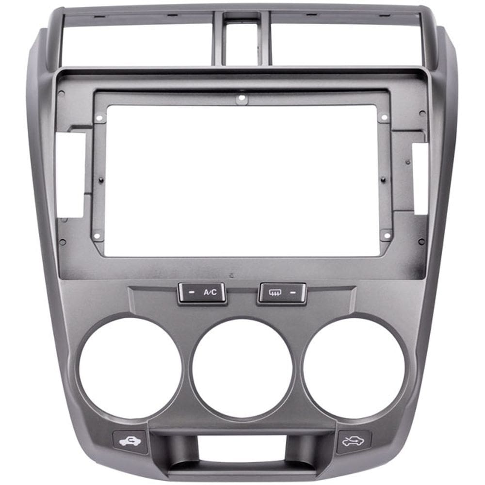 Moldura 10 polegadas ar analógico grafite city 2008 a 2013