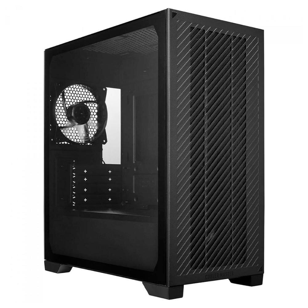 Gabinete Gamer Cooler Master Elite 301 - Vidro Temperado - Micro-ATX - Cooler 120mm incluso - Preto