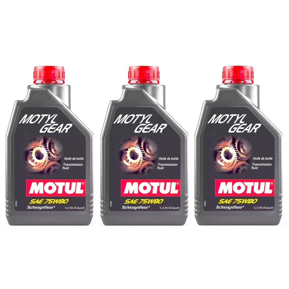 3L Óleos Lubrificante Câmbios Manuais Motul Motyl Gear 75w80 KIT MANUTENÇÃO TRANSMISSAO