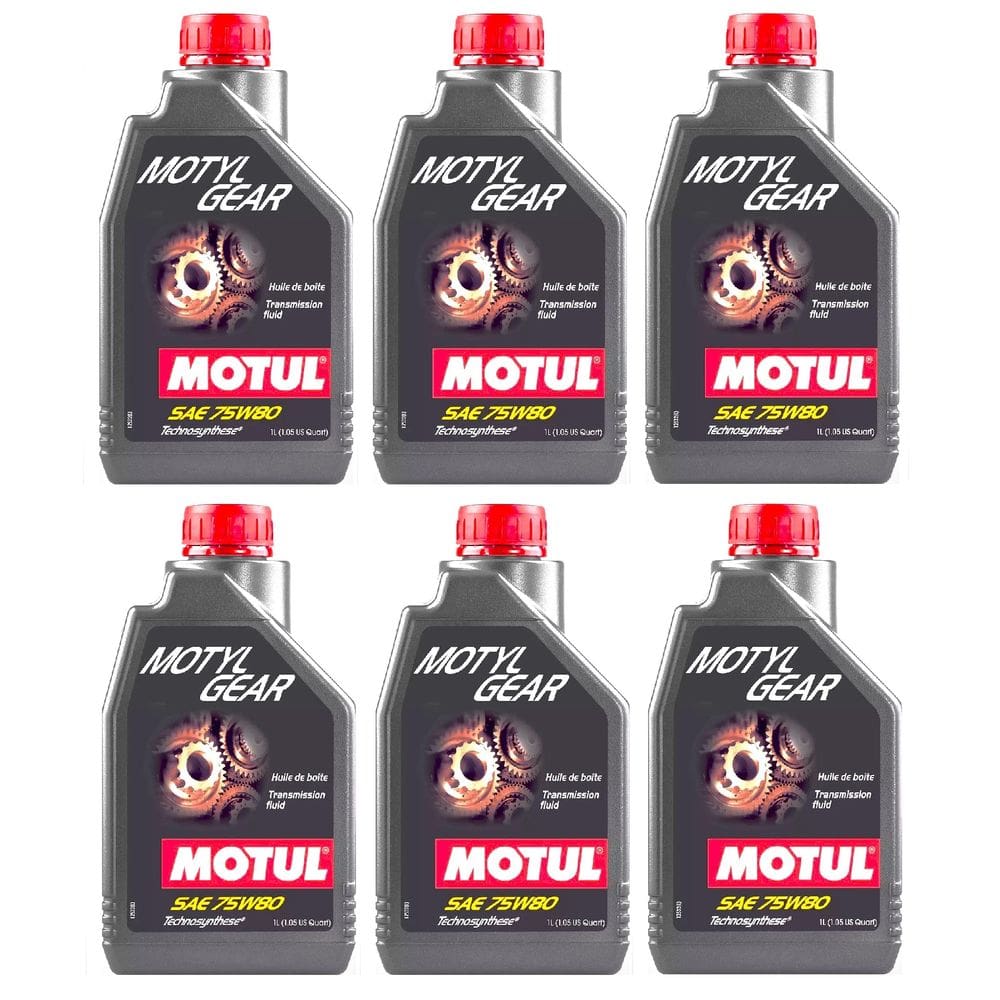 6L Óleos Lubrificante Câmbios Manuais Motul Motyl Gear 75w80 KIT MANUTENÇÃO TRANSMISSAO REVENDA