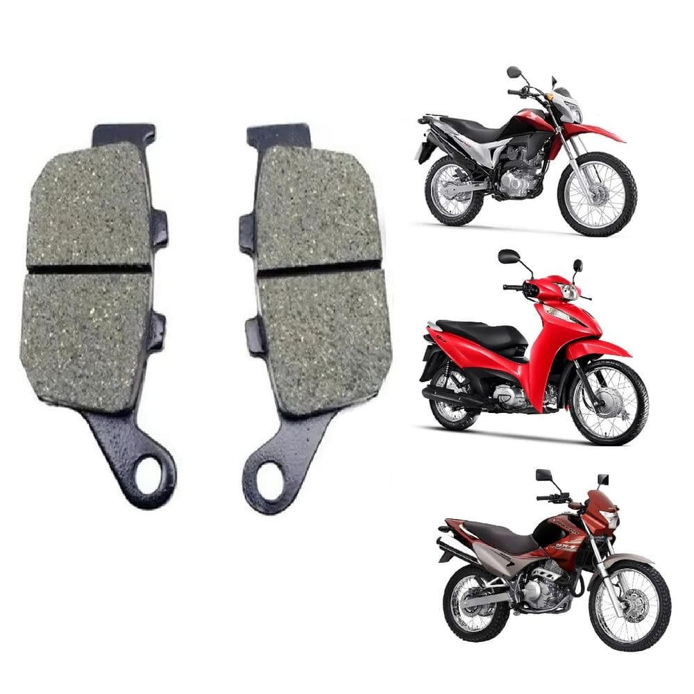 Pastilha De Freio Dianteira Bros 150 Biz 125 Xre 300 Sem Abs Tornado Falcon Spec
