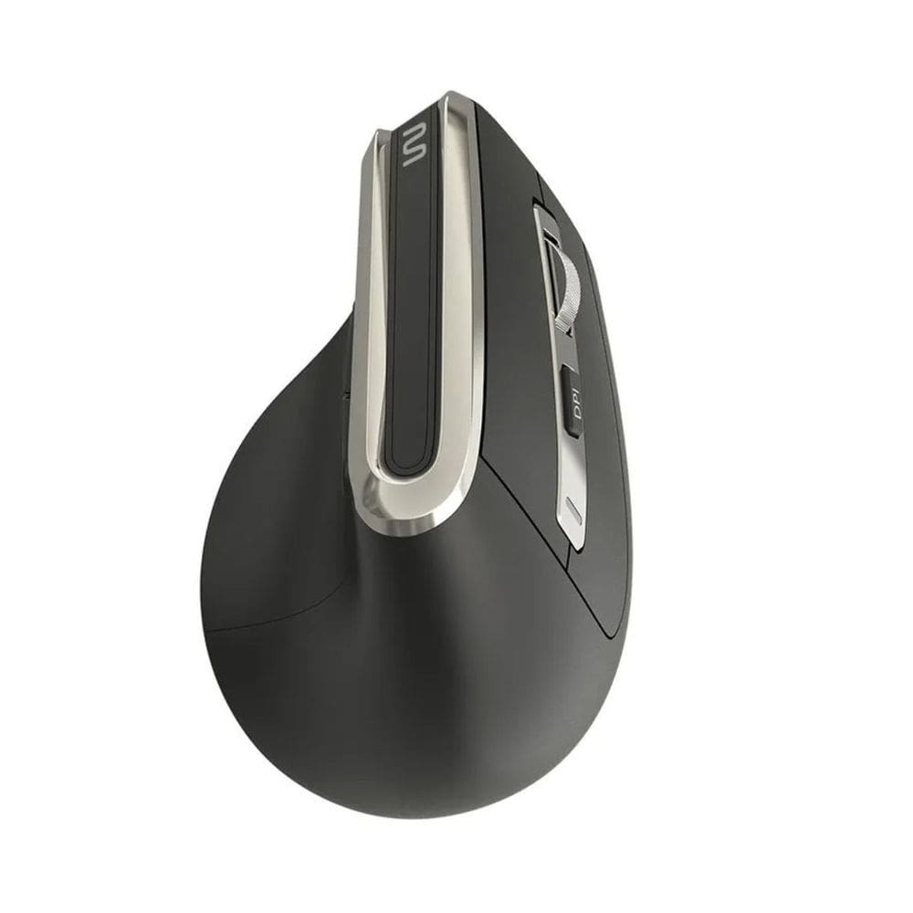 Mouse Sem Fio Ergonômico Vertical Recarregável 6 Botões Silencioso 3200DPI Multi