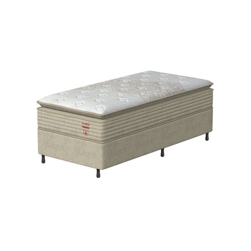 Conjunto Box Solteiro Espuma Prodormir Fiorano