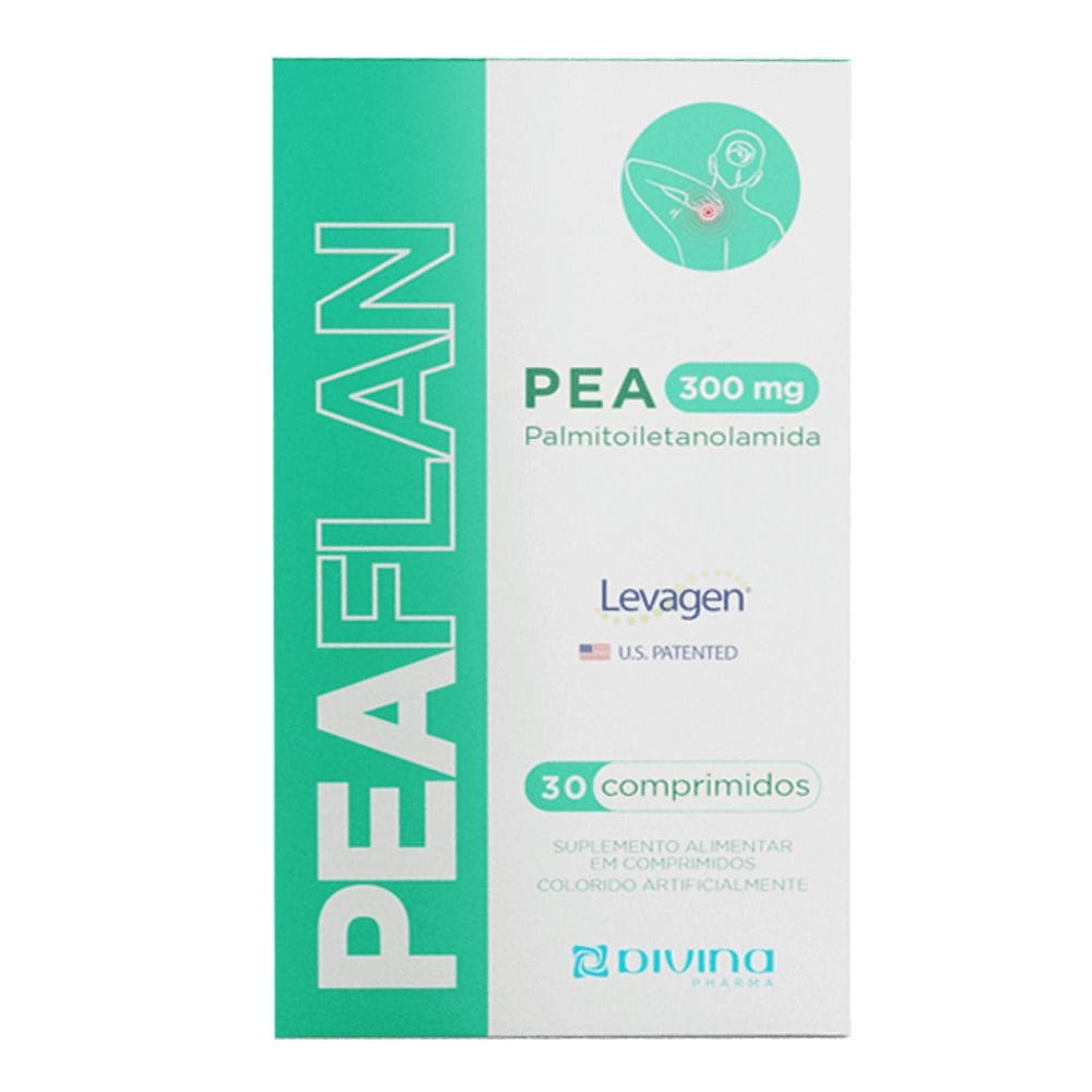 Suplemento Alimentar Peaflan 300mg 30 Comprimidos