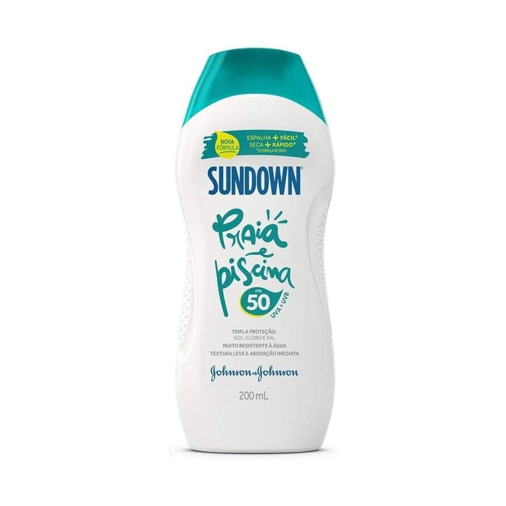 Sundown Protetor Solar Corpo e Rosto Praia e Piscina FPS 50,