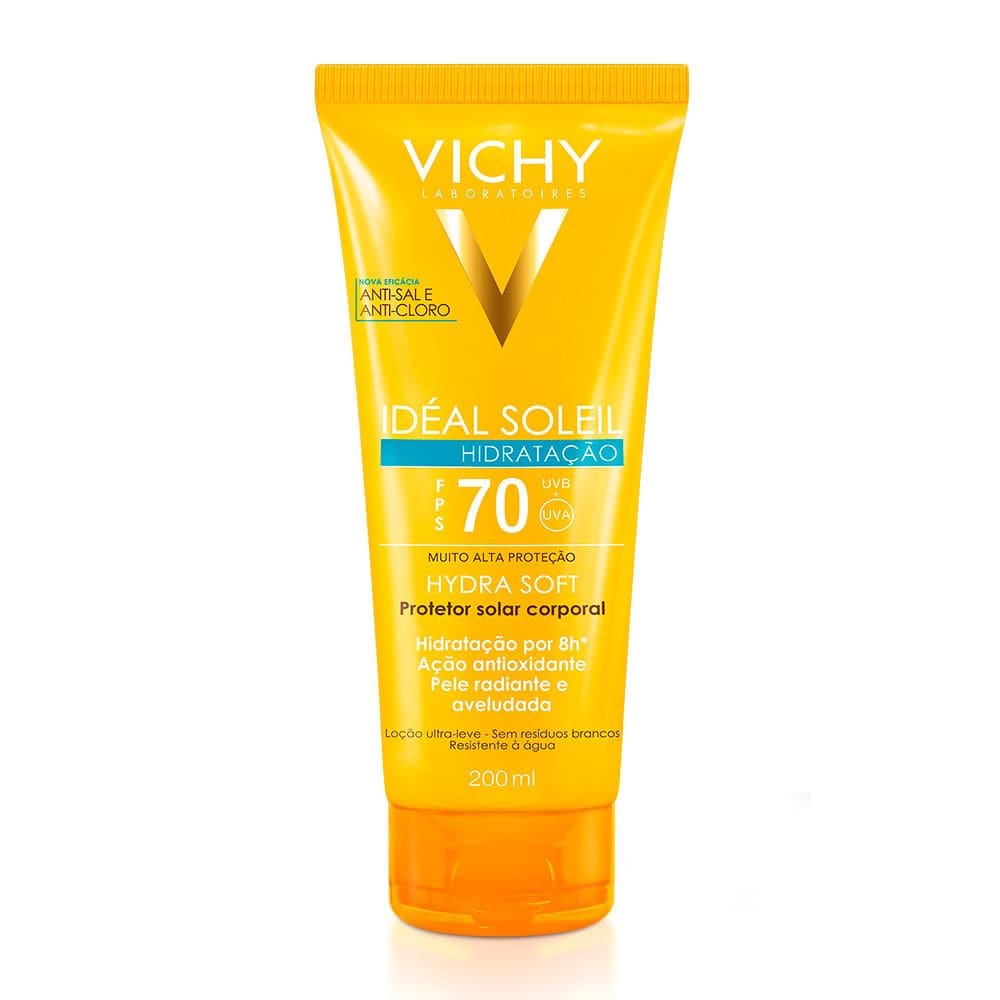 Protetor Solar Idéal Soleil Hidratação FPS 70 Loção 200ml