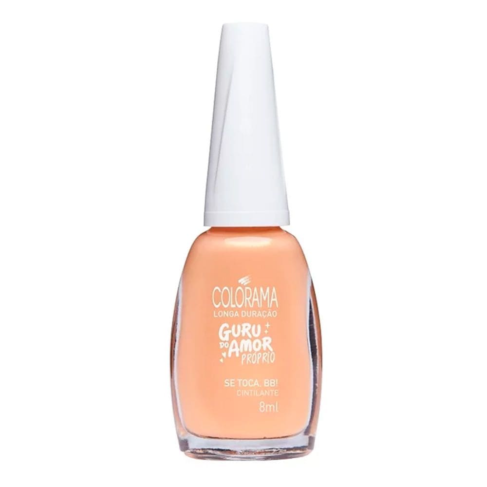 Esmalte Colorama Guru do Amor Próprio Cor Se Toca, BB Cintilante 8ml