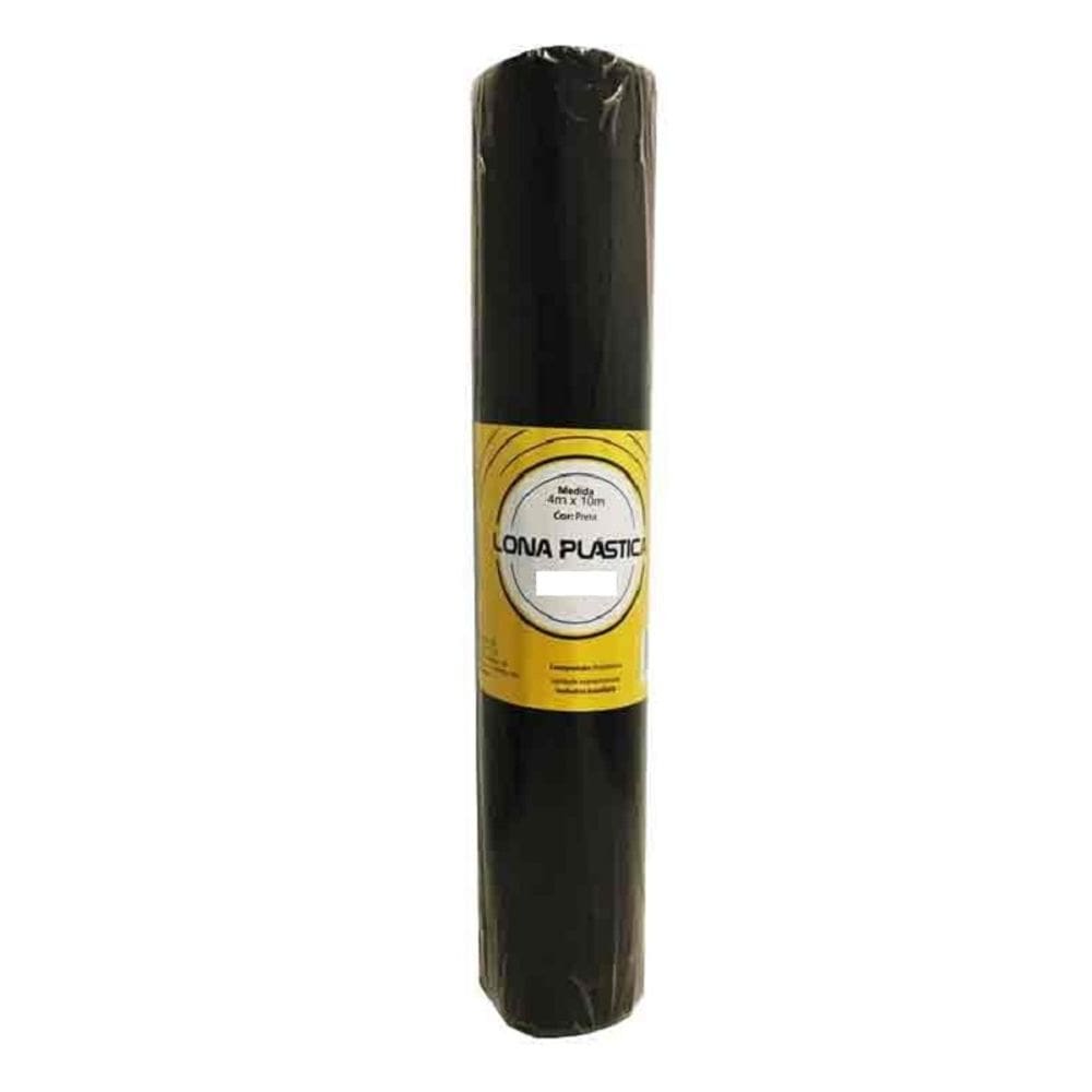 Lona Plastica Preta 4X10MTS Beplas