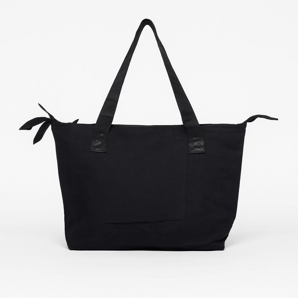 Bolsa Feminina Grande de Ombro Casual com Zíper Espaçosa Moderna Passeio Trabalho Faculdade Praia Academia