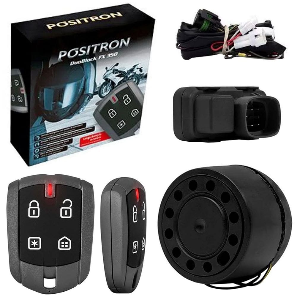 Alarme Positron Motos Duoblock Fx 350 G8 Universal Presença