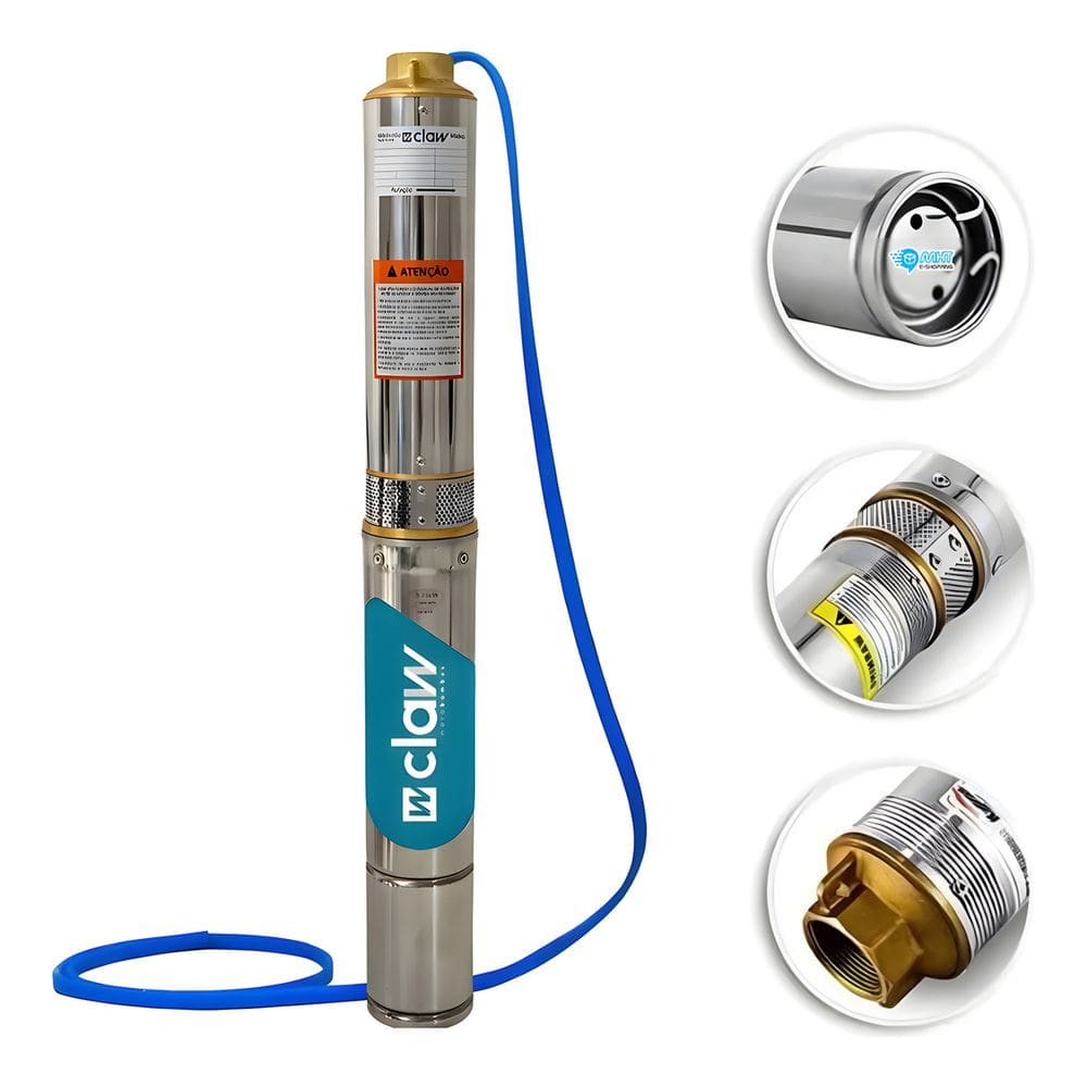 Motobomba Submersa Caneta Poço 2 Polegadas Lepono 1/2hp 220v