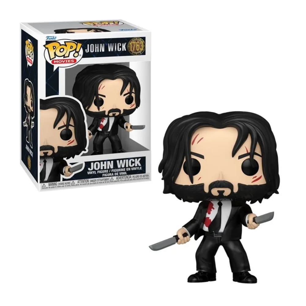 Boneco Funko Pop John Wick com Duas Facas - Candide