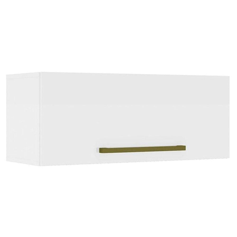 Armário Aéreo De Geladeira Favorita Branco Lacca – Zanzini