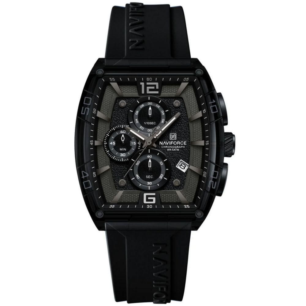 Relógio De Quartzo Masculino Casual Luminoso à Prova D´agua 30m Esportivo Preto