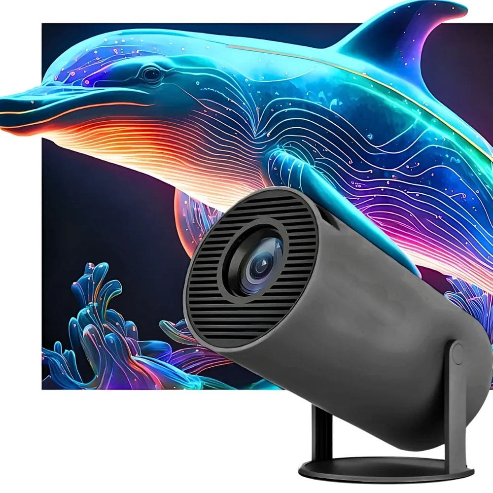 Projetor Hy300 Pro Portátil Full HD LED Cinema Bluetooth