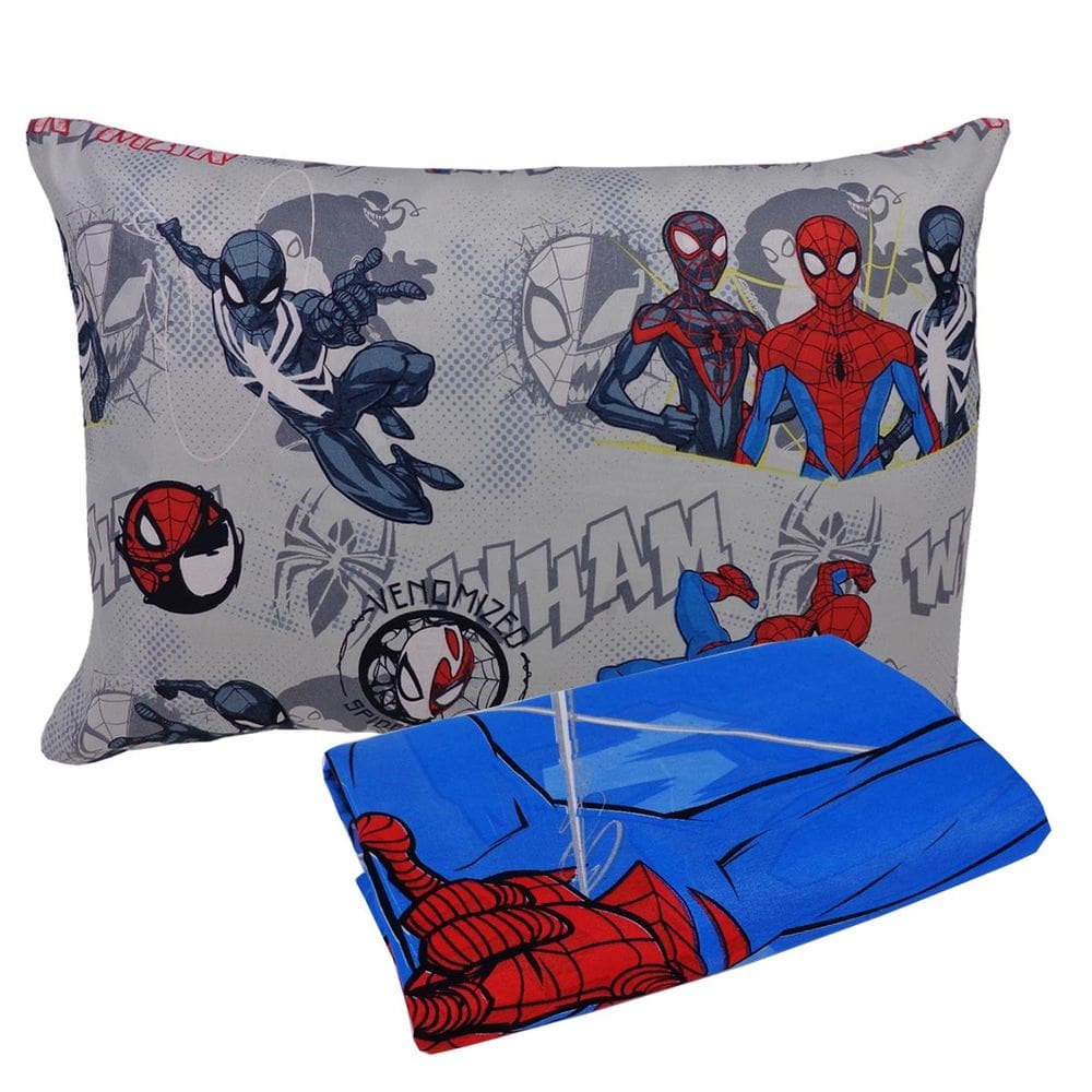 Jogo de Cama Infantil Menina e Menino Microfibra Solteiro Estampado Personages Disney Com 3 pecas Lepper