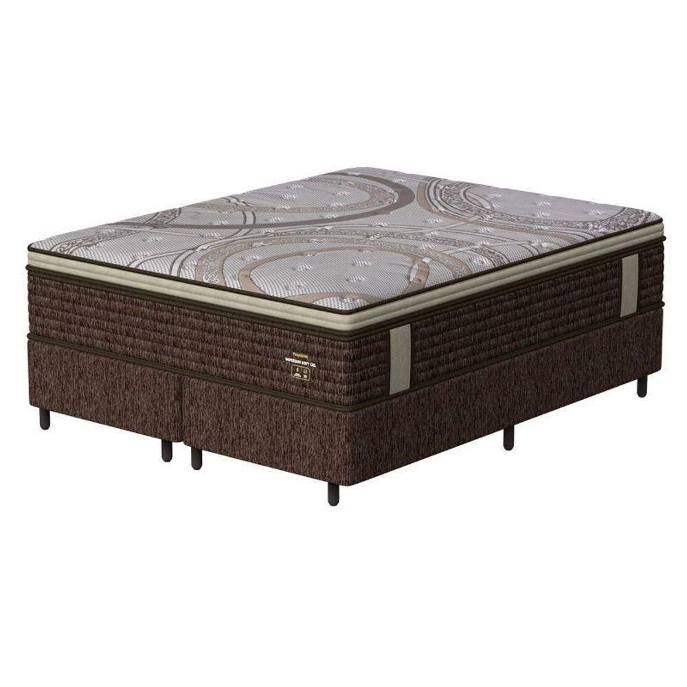 Conjunto Box Queen Mola Ensacada Prodormir Imperium Soft Gel