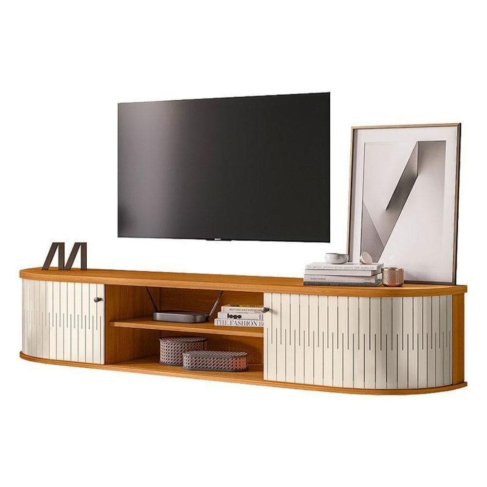 Rack Bancada Suspensa Algarve Cinamomo Off White – Madetec