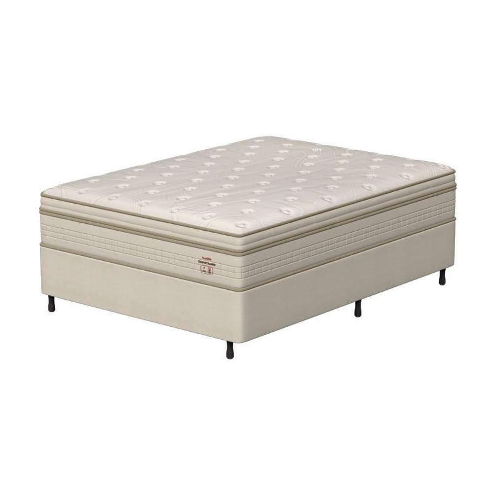 Conjunto Box Viúva Mola Ensacada Prodormir Comfort Bambu