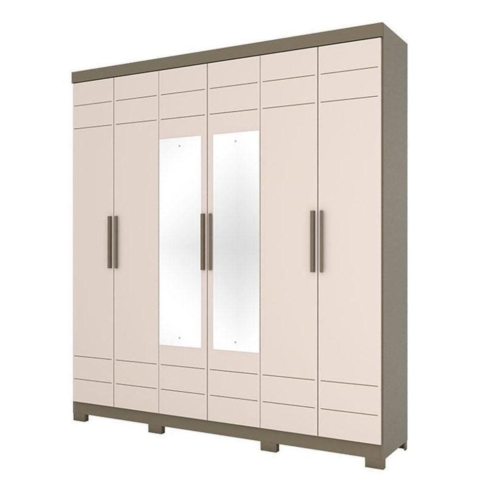 Guarda Roupa Casal Flora Duna Cristal – Henn